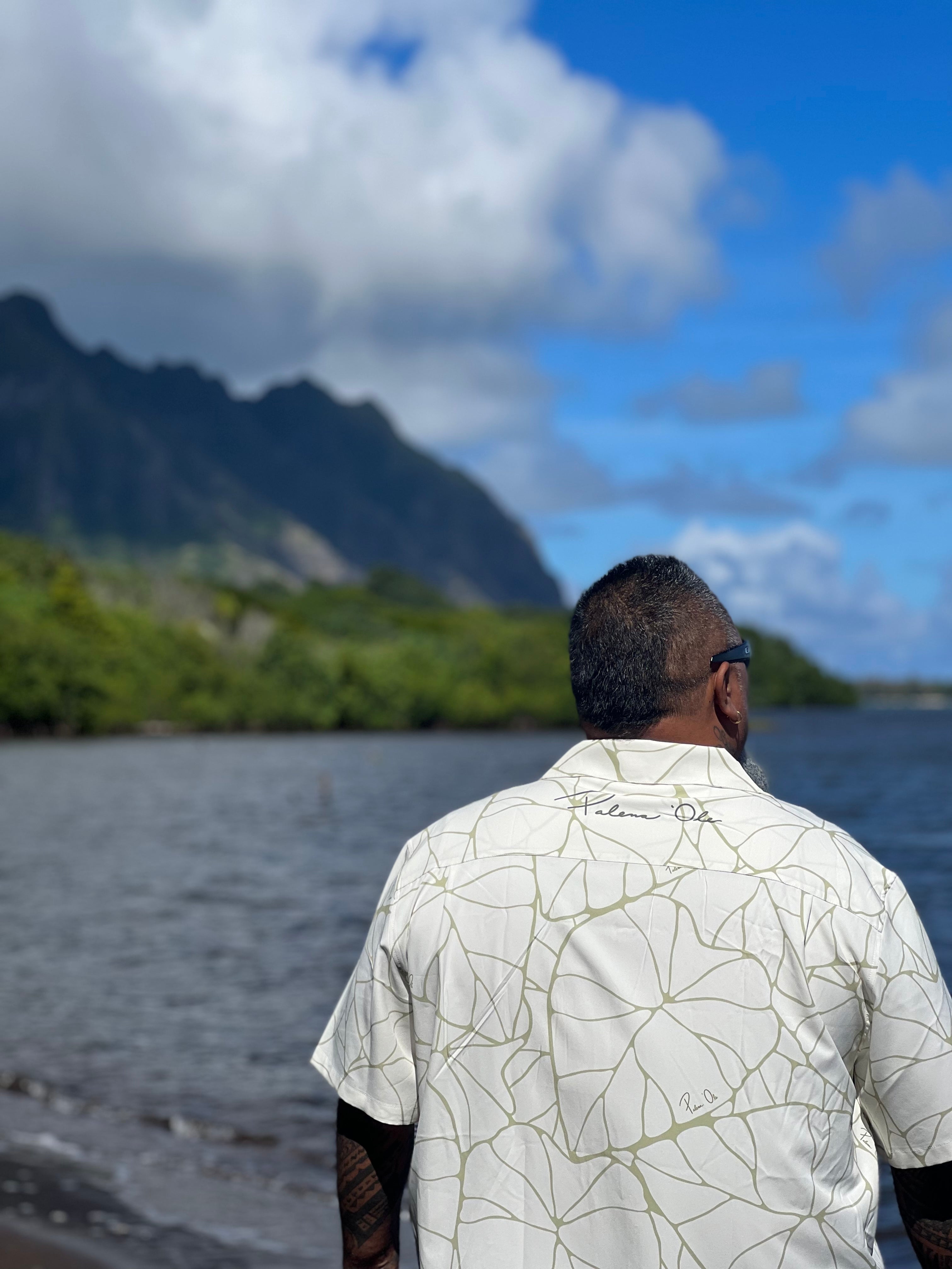 KALO ALOHA SHIRT SEAFOAM