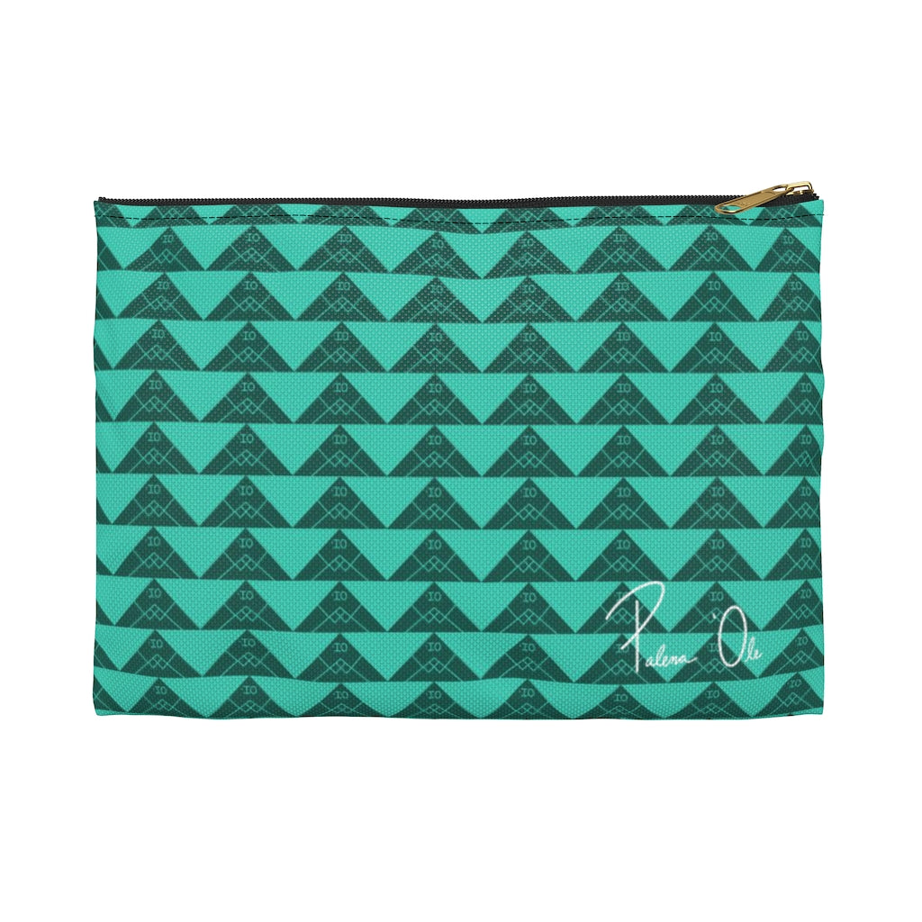 ‘Io Script Pouch (Teal)