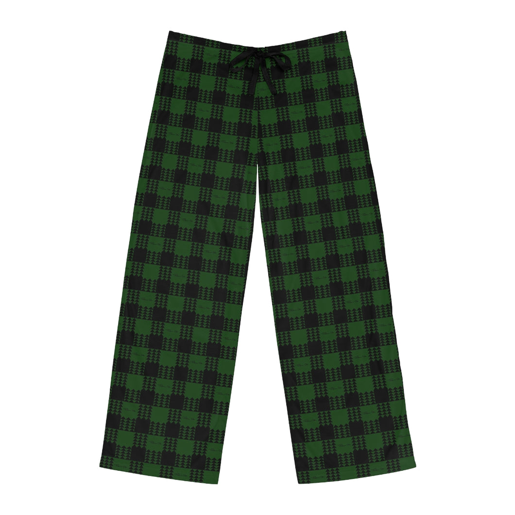 Men's Green Plaid Pajama Pants